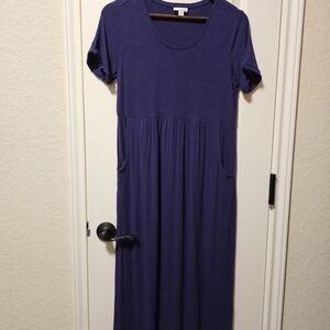 J. Jill Deep Blue Maxi Dress